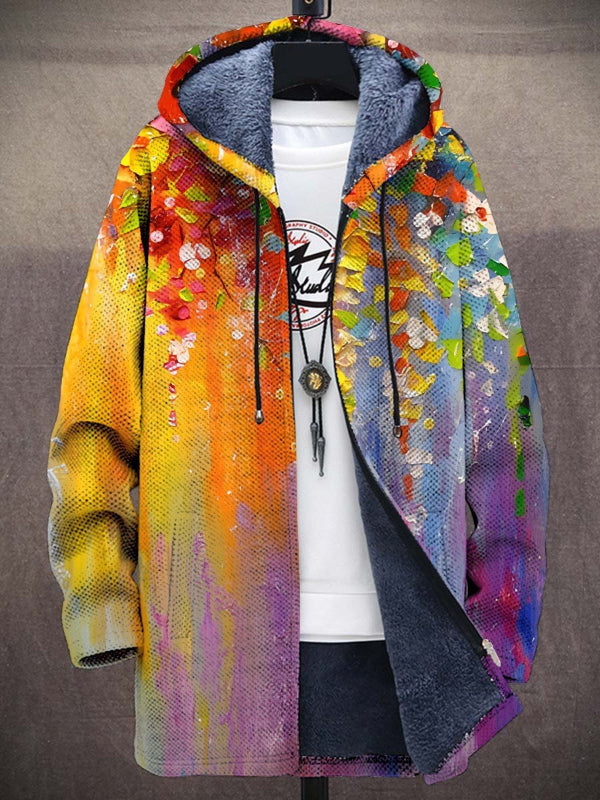 Naomi - Luxurious, artistically inspired zip-up hoodie