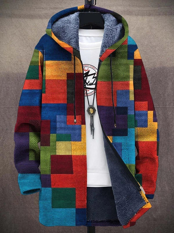 Eliza - Luxurious, artistically inspired zip-up hoodie